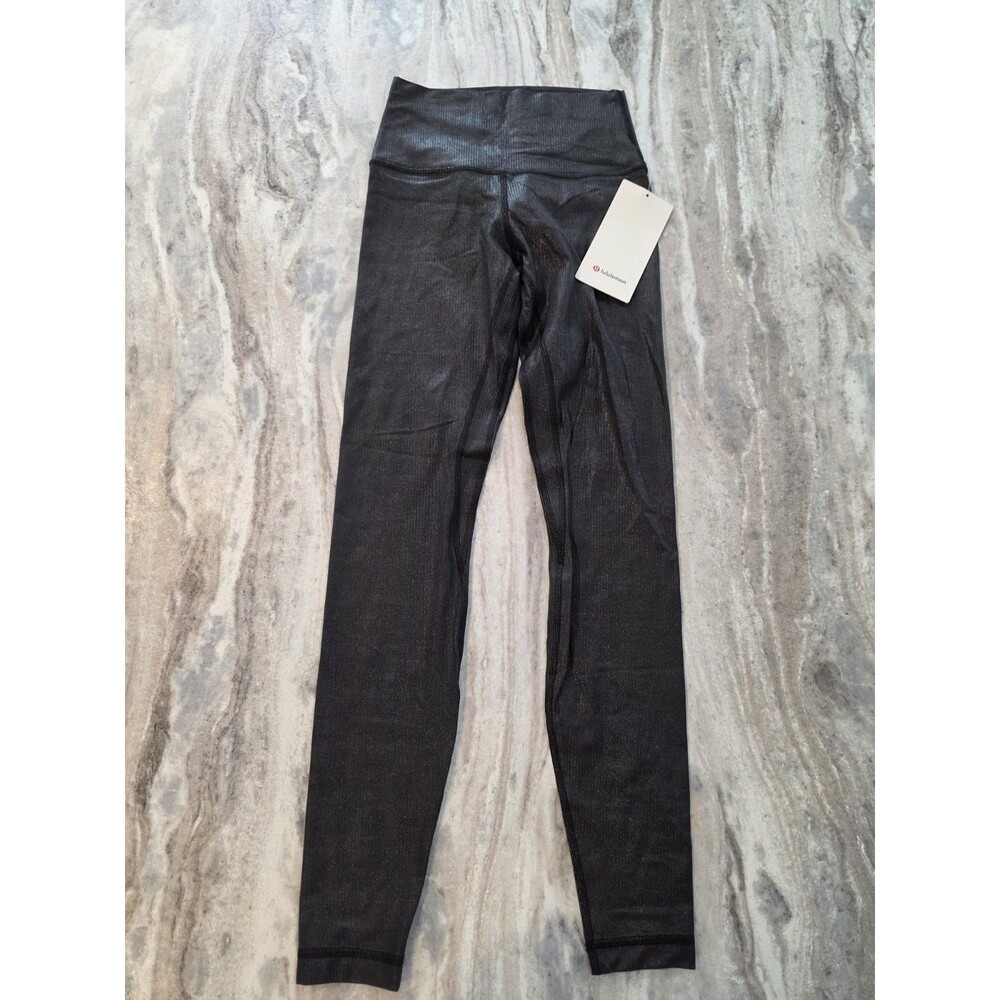 Lululemon Align™ High-Rise Pant 28" Shiny Black Size 4 Small NWT